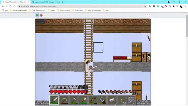 Paper Minecraft v.11.5 |Episode 4| Chest and Furnace Rooms смотреть онлайн