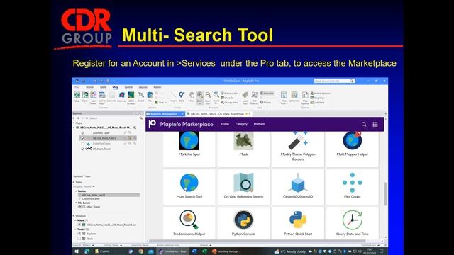 Finding a Location in MapInfo Pro смотреть онлайн
