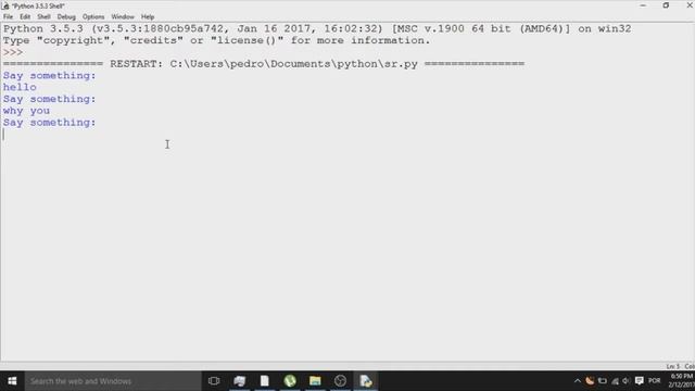 RECONHECIMENTO DE VOZ USANDO PYTHON NO WINDOWS POCKETSPHINX смотреть онлайн