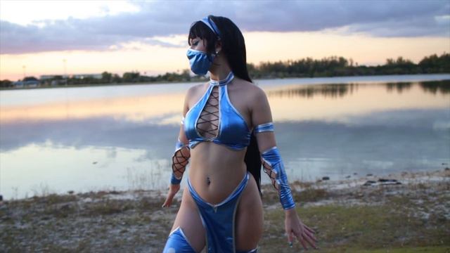 Kitana Cosplay With Gothshay