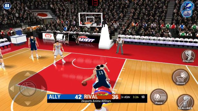 Ryonan Vs Kainan | NBA2K14 Slam Dunk Mod Android/Pc | Maki Vs Sendoh смотреть онлайн