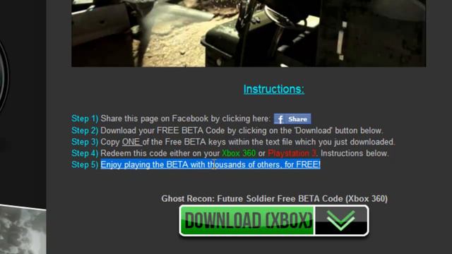 FREE Ghost Recon Future Soldier BETA Codes смотреть онлайн