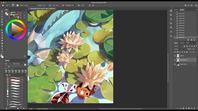 Aqua | SPEEDPAINT | Photoshop CC смотреть онлайн