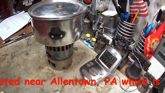 Evernew Ti Burner - TI Stand Dx - TI Cross Stand - Boil Test смотреть онлайн