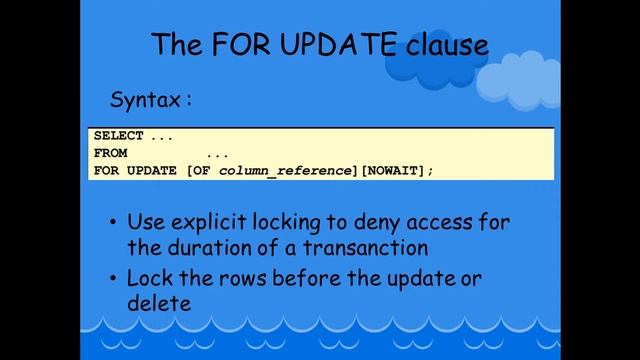 Menjadi Master PL/SQL Materi 6 : Advanced Explicit Cursors Concept смотреть онлайн