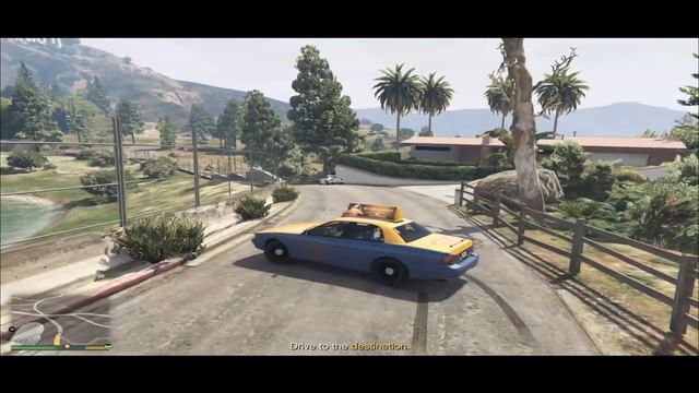 Day 2 as a taxi driver in GTA V смотреть онлайн