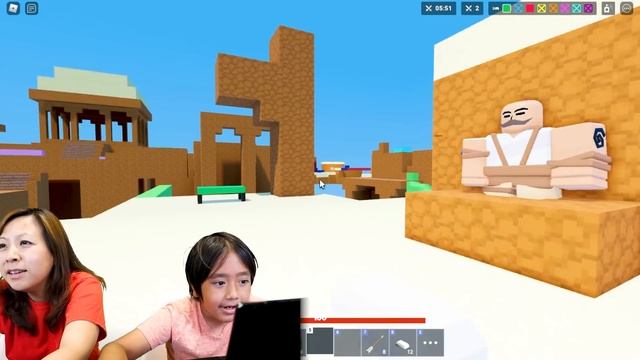 We Found a Glitch in ROBLOX BED WARS! Lets Play with RYAN & MOMMY!! смотреть онлайн