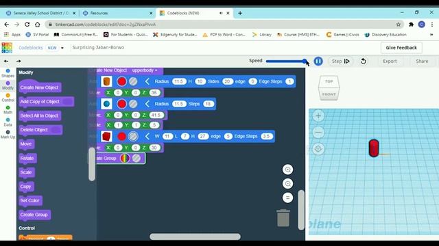 Tinkercad Codeblocks - How to Code a Dead Among Us Character смотреть онлайн