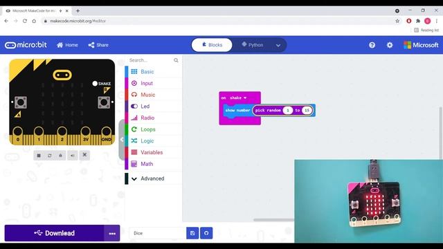 Making a Dice - BBC Micro:bit Projects 2021 + ( Python Programming) смотреть онлайн