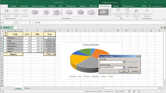 Excel. Діаграми смотреть онлайн