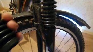 Гофры на вилку велосипеда