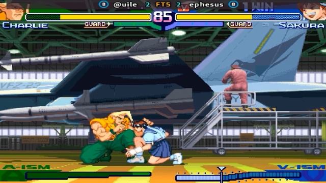 Street Fighter Alpha 3 - @uile vs ephesus FT5 смотреть онлайн