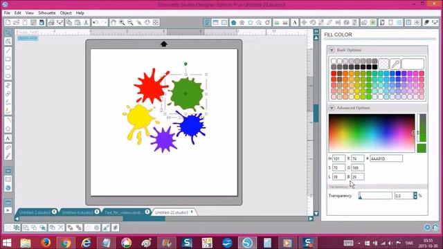 How-To use the Color Tool in Silhouette Studio смотреть онлайн
