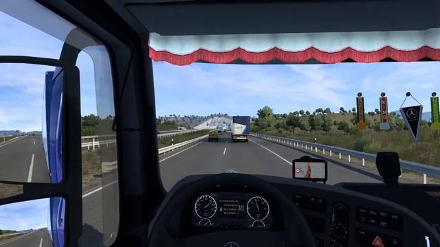 ETS2 1.40 - Euro Truck Simulator 2 - Mercedes Actros MP3 - Madrid (ES) to Almeria (ES) смотреть онлайн