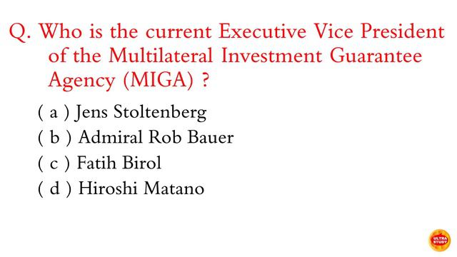 All Current Heads of International Organizations 2021 l Current Affairs l Who is Who смотреть онлайн
