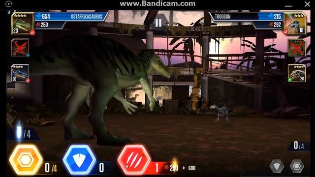 Jurassic World: The Game - "Arena Showcase" 12: Spinosaurus - Battle 1 смотреть онлайн