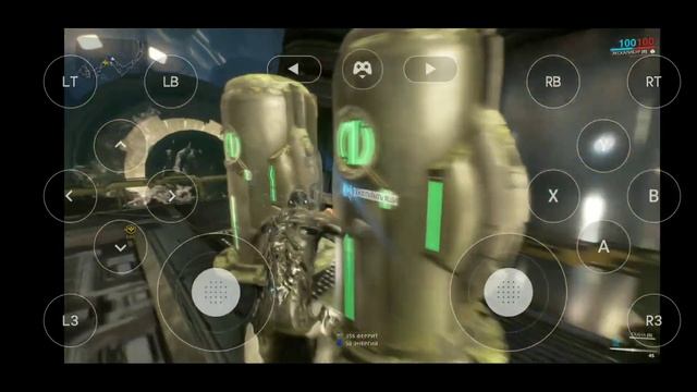 Warframe на телефон. Через Geforce Now, gameplay. смотреть онлайн