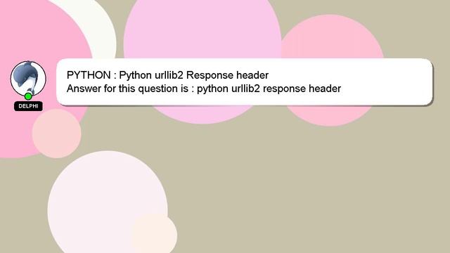 PYTHON : Python urllib2 Response header смотреть онлайн