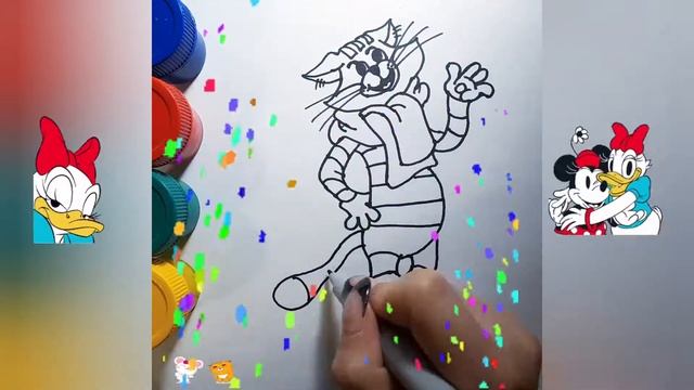 draw a sailor / prostokvashino / how to draw prostokvashino / drawing kids / рисуем матроскина смотреть онлайн