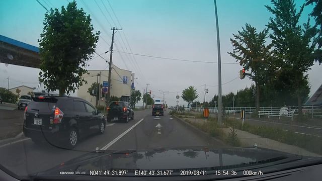 【ドライブレコーダー】函館の交通違反車両＃８ смотреть онлайн