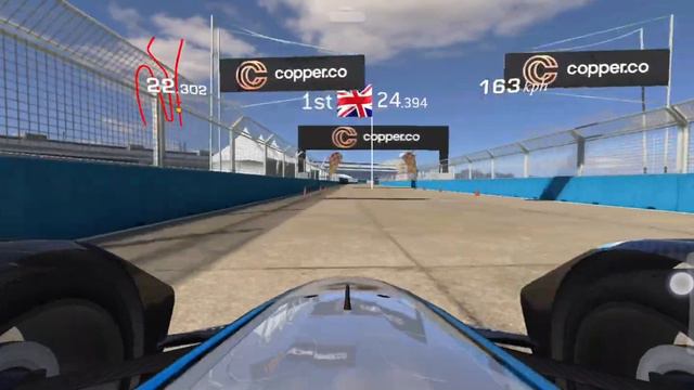 Real Racing 3 / Mercedes-EQ Silver Arrow O2 / Formula E Berlin / Tempelhof Airport / Autocross