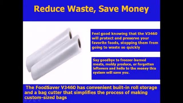FoodSaver T000-08004 V3460 смотреть онлайн