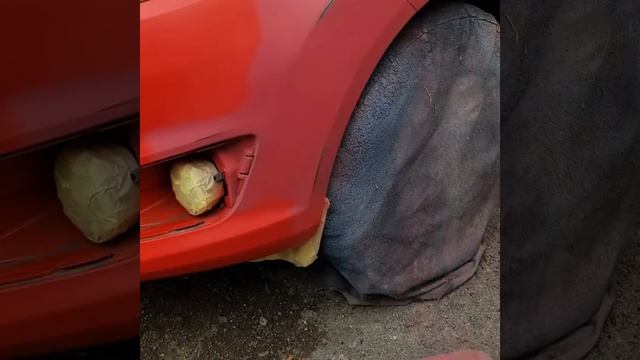 Ford Fiesta front bumper corner & wing repair смотреть онлайн