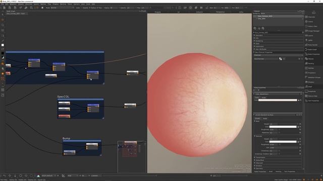 Texturing A Realistic Eye In Mari Non-Commerical With @MikeCauchiArt