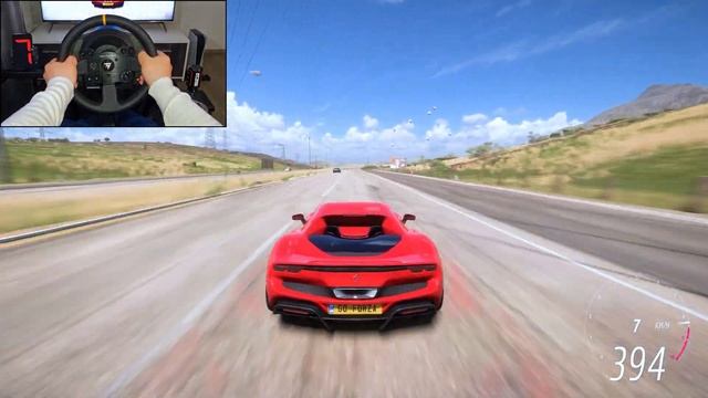Ferrari 296 GTB | Forza Horizon 5 | Thrustmaster TX Steering Wheel Gameplay