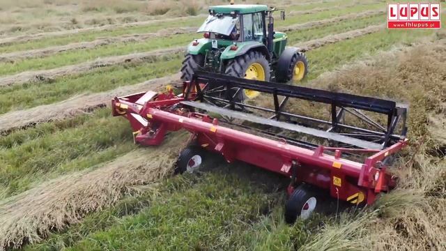 Прицепная жатка ЖВЗ в Польше смотреть онлайн
