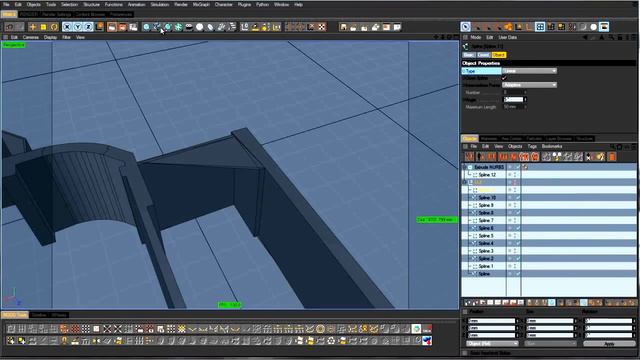 Cinema 4D R12. Modeling interior - Chapter 1 смотреть онлайн