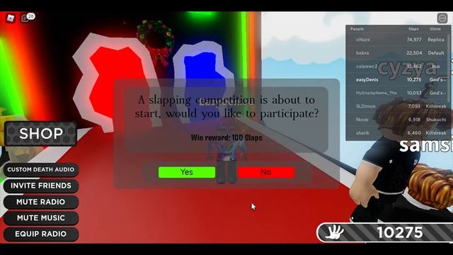 Slap Battles на максималках!/Roblox Slap Battles смотреть онлайн