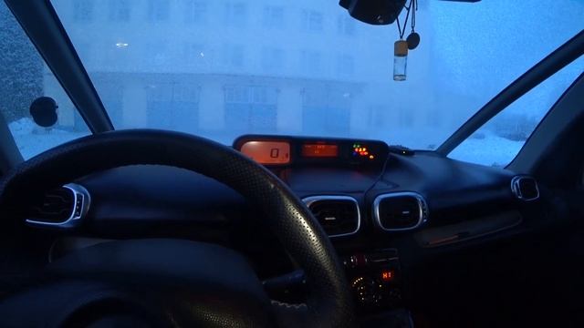 Завожу CITROEN C3 PICASSO в -28/ЗАВЁЛСЯ? ДА или НЕТ?/ПОСЛЕ СУТОК ПРОСТОЯ/ смотреть онлайн