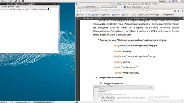 Map Reduce avec hadoop sur Cloudera смотреть онлайн