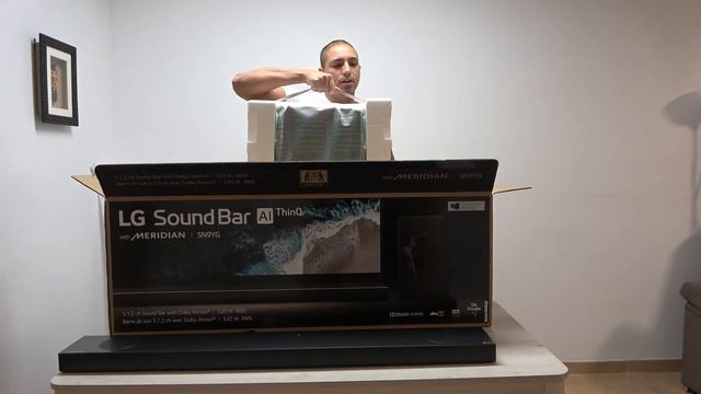 LG SN9YG UNBOXING SOUND BAR (ESPAÑOL) Parte 1 смотреть онлайн