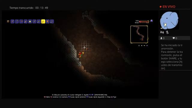 Vivir el terraria en una cueva смотреть онлайн