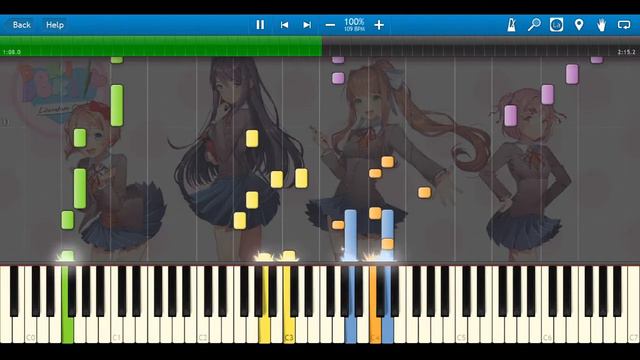 Doki Doki Literature Club - Main Theme (MIDI) смотреть онлайн