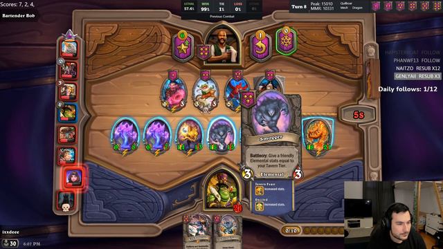 OVER 100 GOLD STOLEN From Bob With Gallywix | Hearthstone Battlegrounds смотреть онлайн