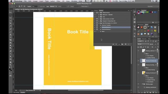 Book Mockup Generator - Photoshop Action смотреть онлайн