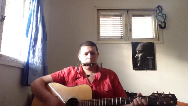 No woman no cry / Bob Marley - guitar & harmonica cover смотреть онлайн