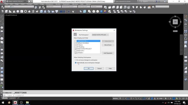 Cara menampilkan toolbar Autocad | setting workspace di Autocad смотреть онлайн