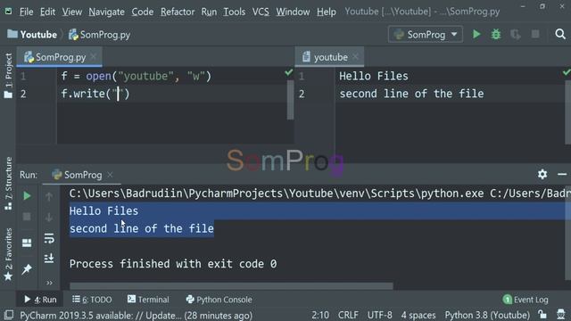 Python Casharka 34aad - Files. смотреть онлайн