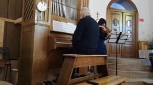 Музыка для души. Орган и скрипка.