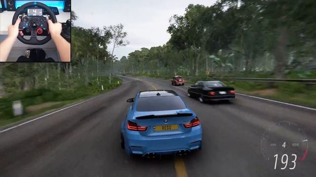 Illegal Street Drifting BMW M4 - Forza Horizon 5 Logitech G29 Gameplay смотреть онлайн