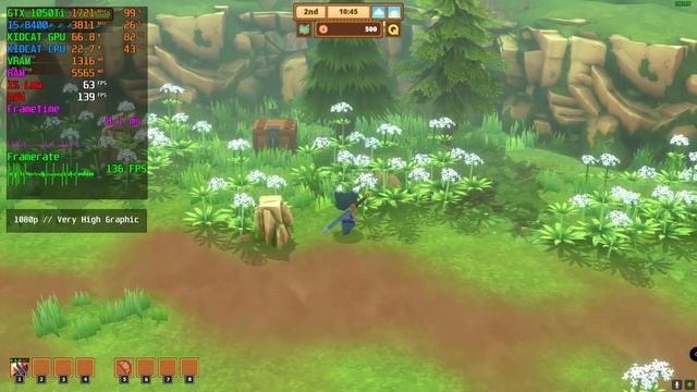 benchmark Kitaria Fables on GTX 1050 Ti смотреть онлайн