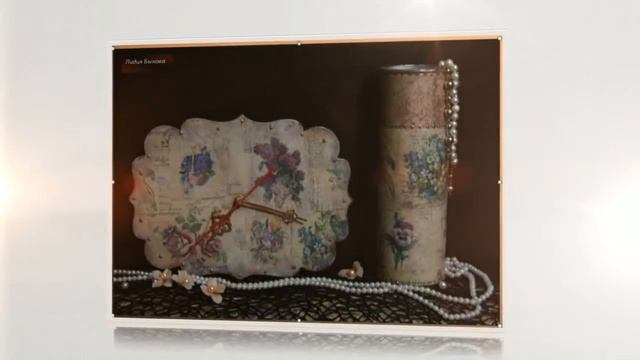 Компексное состаривание декупажных работ.