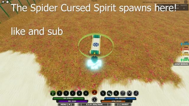 Shindo Life - Spider Cursed Spirit Spawn and Location + Showcase смотреть онлайн
