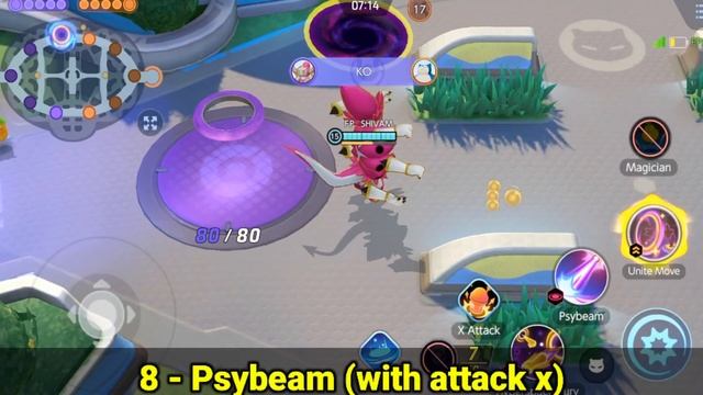 Dragonite Hyperbeam max VS Psybeam(With attack x) | Pokemon unite | Poke shivam смотреть онлайн