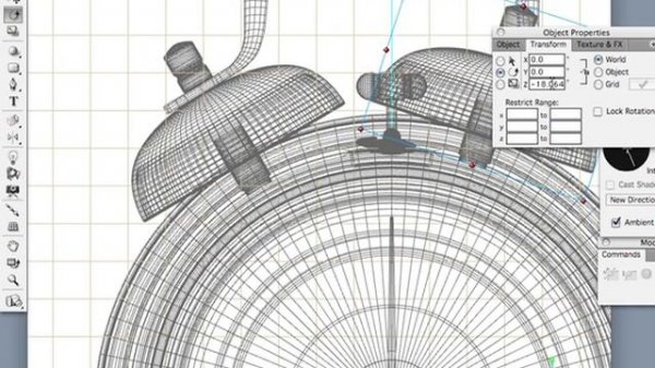 Setting up an alarm clock for rendering in Strata Design 3D SE - Part 1