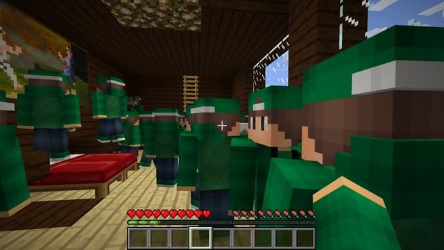 Я СПРЯТАЛСЯ СРЕДИ СВОИХ КЛОНОВ ОТ ПОЛИЦИИ В МАЙНКРАФТ | Риколит Minecraft смотреть онлайн